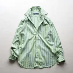 RALPH LAUREN ポニー刺繍 マルチストライプシャツ コットン 長袖