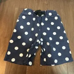 GLOBAL WORK 水玉模様 ハーフパンツ S