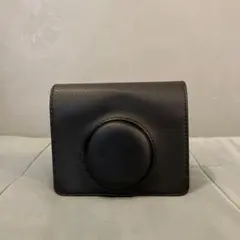 instax mini evo カメラ ケース 黒（ストラップ付き）