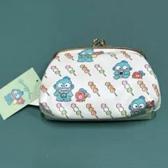 新品未使用　がま口ポーチ　ハンギョドン　しまむら