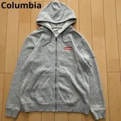 Columbia コロンビア　ジップパーカー　スウェット　グレー　Lサイズ