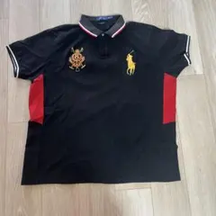 Polo by Ralph Lauren ポロシャツ 黒 赤刺繍 S - メルカリ