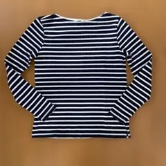 GUボーダー長袖Tシャツ M