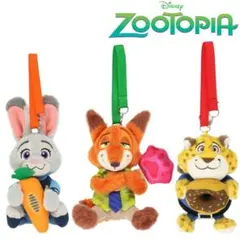 DISNEY ディズニーリゾート ズートピア ぬいぐるみチャーム 3点セット