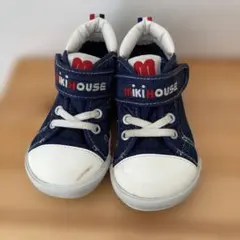 miki HOUSE デニム ハイカットスニーカー　シューズ　15.0cm