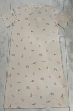 GELATO PIQUE 半袖　ロングワンピース アニマル柄