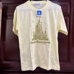 ディズニー　レトロ　シンデレラ城　Tシャツ　新品　ディズニーランド　80年代