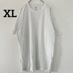 カークランド【XL】無地半袖Tシャツ クルーネック 白 お出かけ ビッグサイズのサムネイル