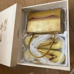 草履とバッグのセット 草履23cm本革のサムネイル