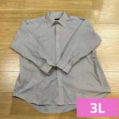 メンズ　カッターシャツ　ワイシャツ　3L