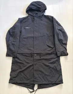 【未使用】GU×UNDERCOVER 2way オーバーサイズモッズコート 黒M
