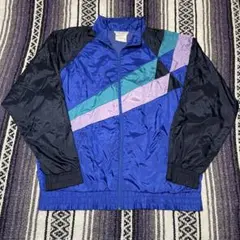 90's Adidas 銀タグ トレフォイル ナイロンジャケット XL