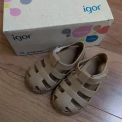 値下げしました　igor サンダル ニコ ブラウン キャラメル