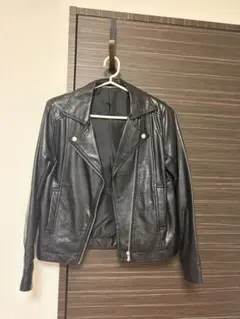 NICE CLAUP ライダースジャケット ブラック Mサイズのサムネイル