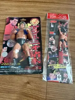 希少!! アントニオ猪木 30周年記念 フィギュア 青タオルver 燃える闘魂