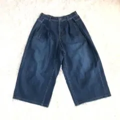 【SUPER HAKKA】ダークブルーワイドレッグデニム Mのサムネイル