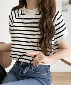Classical Elf ボーダー柄シンプルTシャツのサムネイル