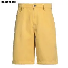 新品 DIESEL ディーゼル ショート カラーデニム マスタード W30