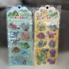 恐竜　ウォーターシール 2個セット