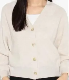 ルーニィ LOUNIE Vネックニットカーディガン