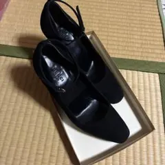 GUCCI スエード ウェッジソール パンプス ブラック 36のサムネイル