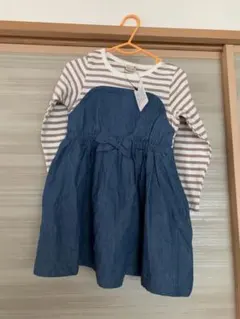 プティマイン　100 ワンピース　新品　秋冬