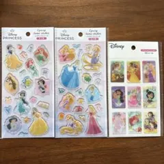 【Disney プリンセス 】エポキシシール 3Dシールセット