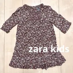 zara kids 花柄 ワンピース 100