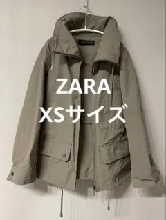 ZARA WOMAN マウンテンパーカー グレージュ　XS ザラ