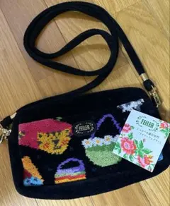 FEILER 刺繍デザイン ショルダーバッグ