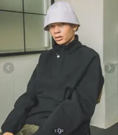 今月限り　Champion SUPERMARKET　ハーフジップスウェットシャツ