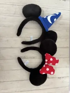 ミッキー・ミニー カチューシャセット