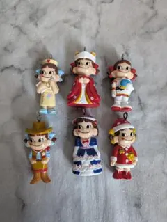 ペコちゃん マスコット ストラップ 6種セット
