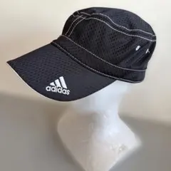 adidas アディダス メッシュ ブラックキャップ