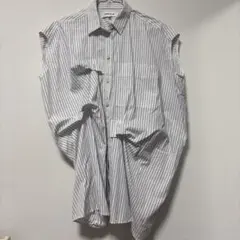 ENFOLD ストライプ ノースリーブシャツのサムネイル