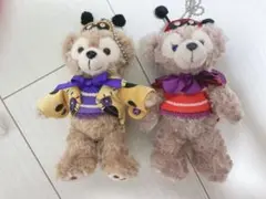 ダッフィー シェリーメイ ぬいぐるみバッジ
