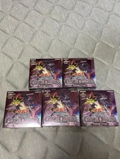 遊戯王 カオスオリジンズ シュリンク付き 5BOX エクスパンションパック付 新品 遊戯王 カオス・オリジンズ シュリンク付き +1エクスパンション