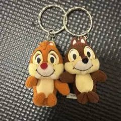 東京ディズニーリゾート チップとデール ぬいぐるみキーホルダー
