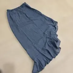 GAP フレアスカート デニム調 Mサイズ