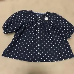 Little s.t. by s.t.closet チュニック 90 ドット柄