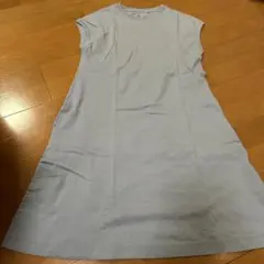 UNIQLO キッズ ワンピース 150 ライトブルー