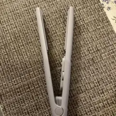 グレー ストレートヘアアイロン 温度調整付き