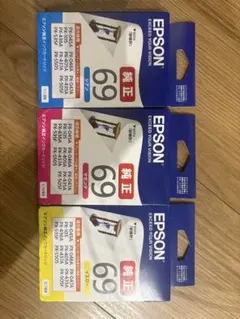 EPSON 純正インクカートリッジ 69 マゼンタ シアン イエロー - メルカリ