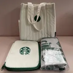 スタバ2024年福袋　トートバック、レジャーシート、マルチケース
