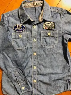 ミキハウス ダブルB ダンガリーシャツ 140cm