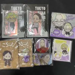 東京リベンジャーズ　灰谷蘭　灰谷竜胆 ころっと アクリルスタンド　缶バッジ