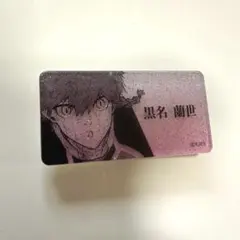 ネームバッジB 黒名蘭世　ブルーロック展 ブルロ展　ブルーロック