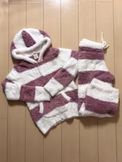 【美品】ジェラートピケ/gelato pique/ボーダーパーカーとパンツ