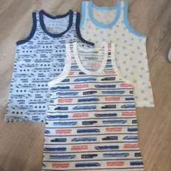 男の子用タンクトップ 3枚セット 100cm