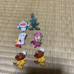 アンパンマン ドラえもん ミニフィギュア 6点セット